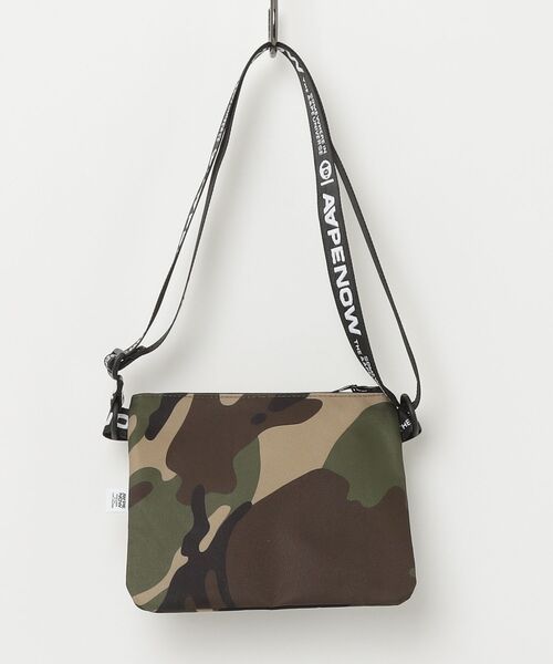 AAPE BY A BATHING APE（エーエイプバイアベイシングエイプ）の「AAPE NOW SACOCHE（ショルダーバッグ・メンズ・グリーン系その他2/ブラック系その他・FREE）」の9枚目の写真