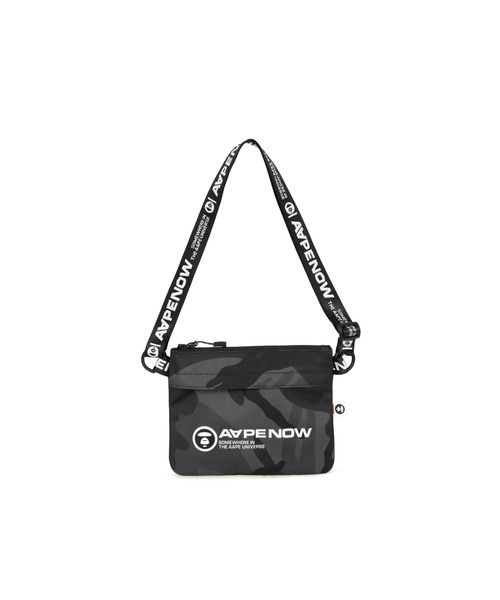 AAPE BY A BATHING APE（エーエイプバイアベイシングエイプ）の「AAPE NOW SACOCHE（ショルダーバッグ・メンズ・グリーン系その他2/ブラック系その他・FREE）」の3枚目の写真