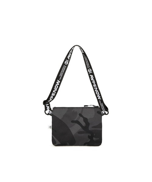AAPE BY A BATHING APE（エーエイプバイアベイシングエイプ）の「AAPE NOW SACOCHE（ショルダーバッグ・メンズ・グリーン系その他2/ブラック系その他・FREE）」の4枚目の写真