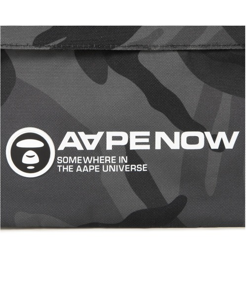AAPE BY A BATHING APE（エーエイプバイアベイシングエイプ）の「AAPE NOW SACOCHE（ショルダーバッグ・メンズ・グリーン系その他2/ブラック系その他・FREE）」の5枚目の写真
