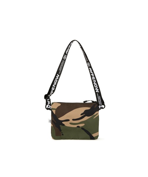 AAPE BY A BATHING APE（エーエイプバイアベイシングエイプ）の「AAPE NOW SACOCHE（ショルダーバッグ・メンズ・グリーン系その他2/ブラック系その他・FREE）」の7枚目の写真