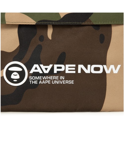 AAPE BY A BATHING APE（エーエイプバイアベイシングエイプ）の「AAPE NOW SACOCHE（ショルダーバッグ・メンズ・グリーン系その他2/ブラック系その他・FREE）」の8枚目の写真