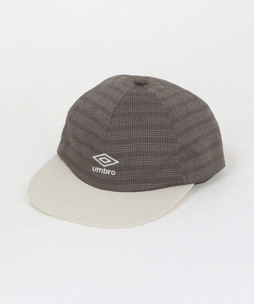 green label relaxing（グリーンレーベルリラクシング）の「【別注】＜UMBRO＞ロゴ キャップ（ハット・メンズ・ブラック/オリーブ/グレー系・FREE）」の2枚目の写真