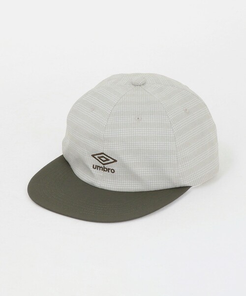 green label relaxing（グリーンレーベルリラクシング）の「【別注】＜UMBRO＞ロゴ キャップ（ハット・メンズ・ブラック/オリーブ/グレー系・FREE）」の3枚目の写真