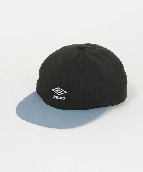 green label relaxing（グリーンレーベルリラクシング）の「【別注】＜UMBRO＞ロゴ キャップ（ハット・メンズ・ブラック/オリーブ/グレー系・FREE）」の5枚目の写真
