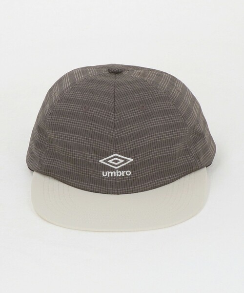 green label relaxing（グリーンレーベルリラクシング）の「【別注】＜UMBRO＞ロゴ キャップ（ハット・メンズ・ブラック/オリーブ/グレー系・FREE）」の6枚目の写真