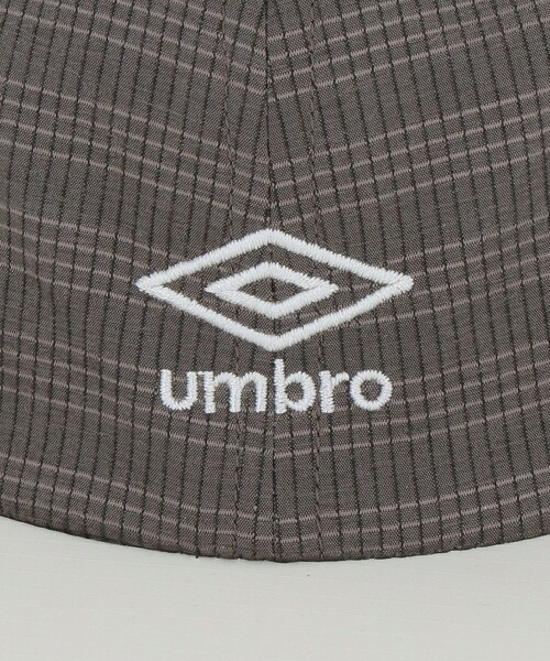 green label relaxing（グリーンレーベルリラクシング）の「【別注】＜UMBRO＞ロゴ キャップ（ハット・メンズ・ブラック/オリーブ/グレー系・FREE）」の12枚目の写真
