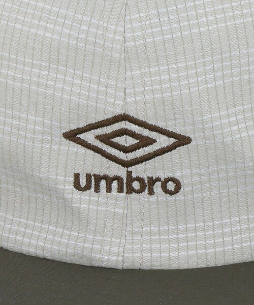green label relaxing（グリーンレーベルリラクシング）の「【別注】＜UMBRO＞ロゴ キャップ（ハット・メンズ・ブラック/オリーブ/グレー系・FREE）」の15枚目の写真