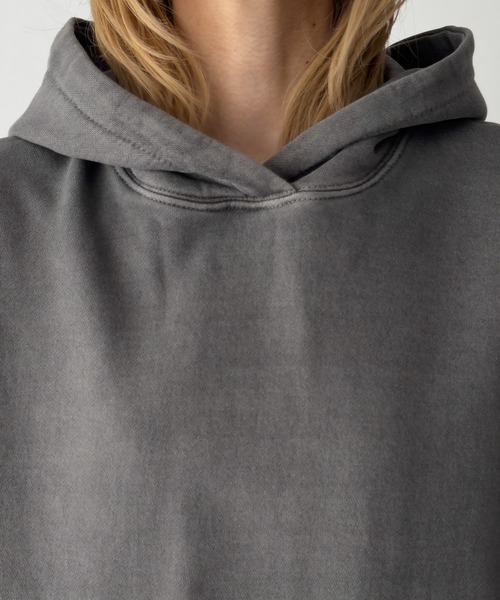 CANAL JEAN（キャナルジーン）の「El mar　ピグメントパーカープルオーバー（パーカー・レディース・チャコールグレー/ベージュ・ONE SIZE）」の12枚目の写真