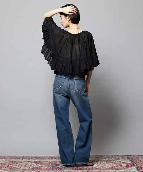 Lee(リー)の「Lee/リー【SPECIAL EDITION】STANDARD WARDROBE ストレートデニムパンツ セットアップ可(デニムパンツ・レディース・ライトインディゴブルー/ブルー・X-SMALL/SMALL/MEDIUM)」の20枚目の写真