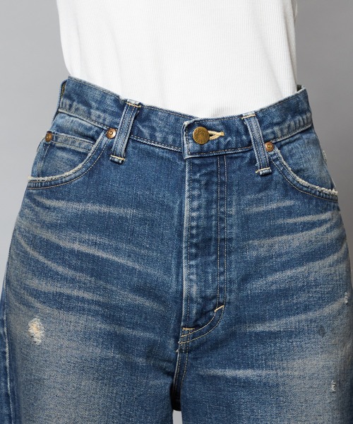 Lee(リー)の「Lee/リー【SPECIAL EDITION】STANDARD WARDROBE ストレートデニムパンツ セットアップ可(デニムパンツ・レディース・ライトインディゴブルー/ブルー・X-SMALL/SMALL/MEDIUM)」の8枚目の写真