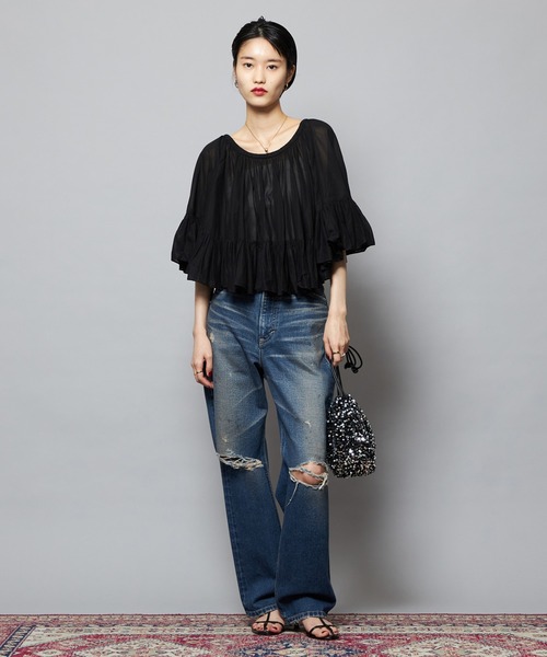 Lee(リー)の「Lee/リー【SPECIAL EDITION】STANDARD WARDROBE ストレートデニムパンツ セットアップ可(デニムパンツ・レディース・ライトインディゴブルー/ブルー・X-SMALL/SMALL/MEDIUM)」の17枚目の写真