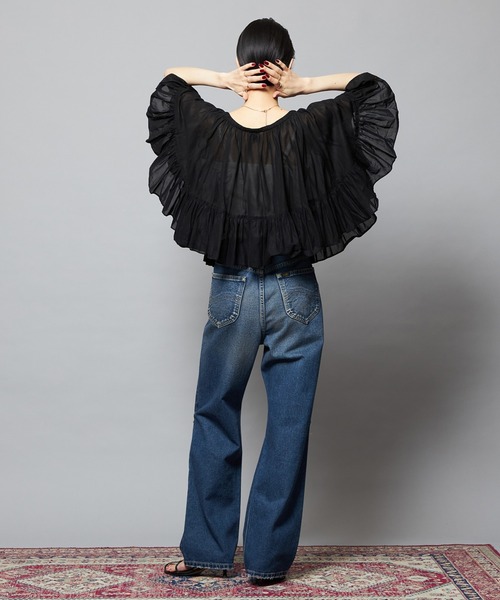 Lee(リー)の「Lee/リー【SPECIAL EDITION】STANDARD WARDROBE ストレートデニムパンツ セットアップ可(デニムパンツ・レディース・ライトインディゴブルー/ブルー・X-SMALL/SMALL/MEDIUM)」の19枚目の写真