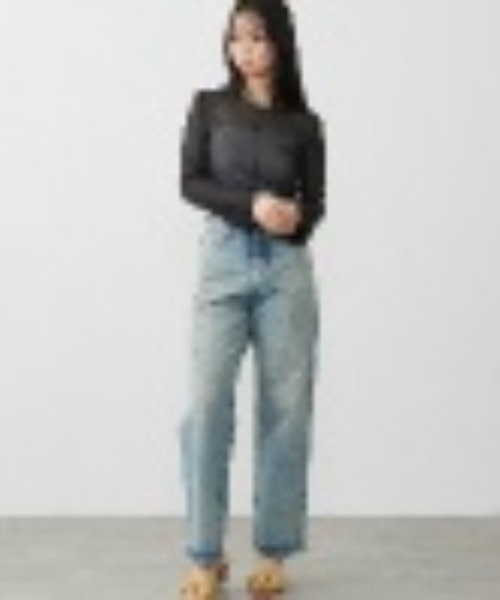 Lee(リー)の「Lee/リー【SPECIAL EDITION】STANDARD WARDROBE ストレートデニムパンツ セットアップ可(デニムパンツ・レディース・ライトインディゴブルー/ブルー・X-SMALL/SMALL/MEDIUM)」の22枚目の写真