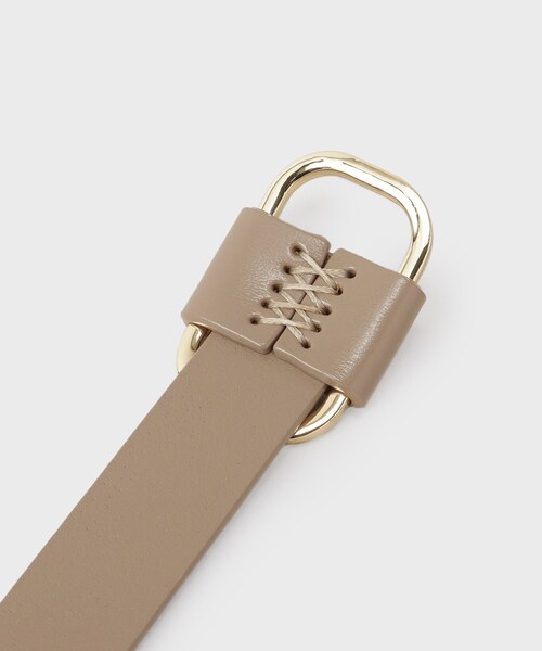 OPAQUE.CLIP(オペークドットクリップ)の「本革ベルト(穴なし)(ベルト・レディース・シルバー/ブラウン系/ブラウン系その他/ゴールド・00)」の8枚目の写真