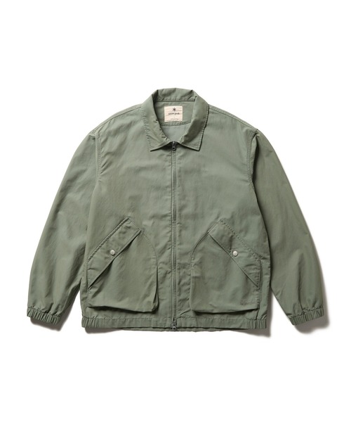 Snow Peak(スノーピーク)の「Snow Peak / Light Dobby Cloth Harrington Jacket ライトドビークロスハリントンジャケット(テーラードジャケット・メンズ・ブラック/グレイッシュベージュ/アーミー・S/M/L/XL)」の4枚目の写真
