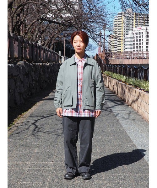 Snow Peak(スノーピーク)の「Snow Peak / Light Dobby Cloth Harrington Jacket ライトドビークロスハリントンジャケット(テーラードジャケット・メンズ・ブラック/グレイッシュベージュ/アーミー・S/M/L/XL)」の6枚目の写真