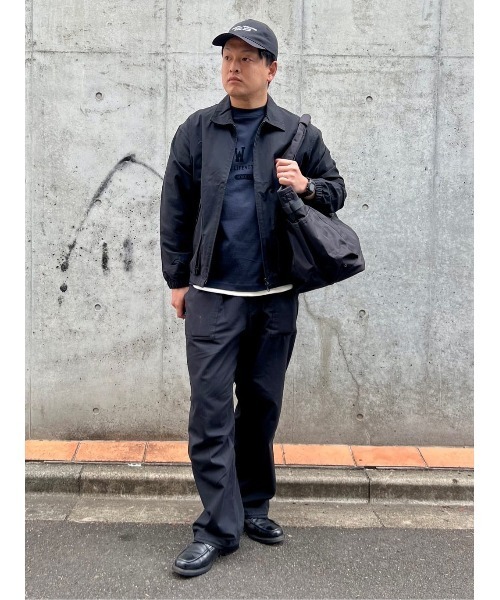 Snow Peak(スノーピーク)の「Snow Peak / Light Dobby Cloth Harrington Jacket ライトドビークロスハリントンジャケット(テーラードジャケット・メンズ・ブラック/グレイッシュベージュ/アーミー・S/M/L/XL)」の5枚目の写真