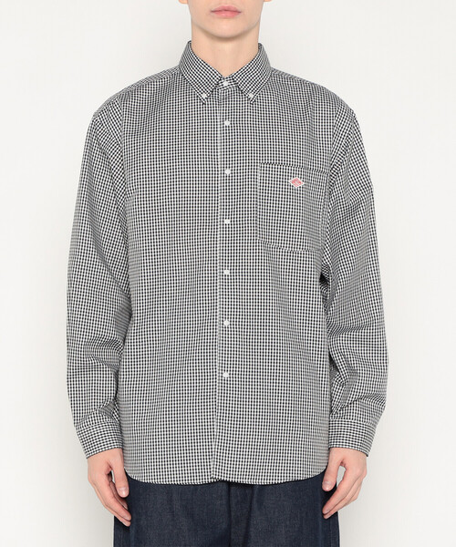 DANTON（ダントン）の「Men's Oxford Button-Down Shirt（シャツ/ブラウス・メンズ・グリーン系その他/ホワイト/ホワイト系その他/サックスブルー/ブラック系その他・38/40/42/44）」の3枚目の写真