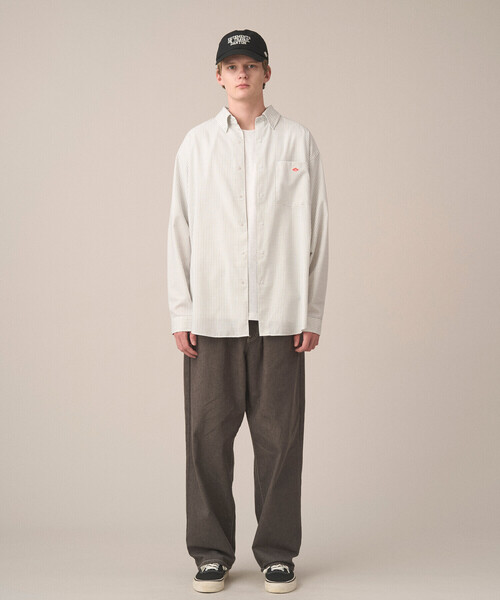 DANTON（ダントン）の「Men's Oxford Button-Down Shirt（シャツ/ブラウス・メンズ・グリーン系その他/ホワイト/ホワイト系その他/サックスブルー/ブラック系その他・38/40/42/44）」の6枚目の写真