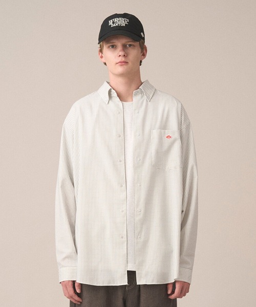 DANTON（ダントン）の「Men's Oxford Button-Down Shirt（シャツ/ブラウス・メンズ・グリーン系その他/ホワイト/ホワイト系その他/サックスブルー/ブラック系その他・38/40/42/44）」の2枚目の写真