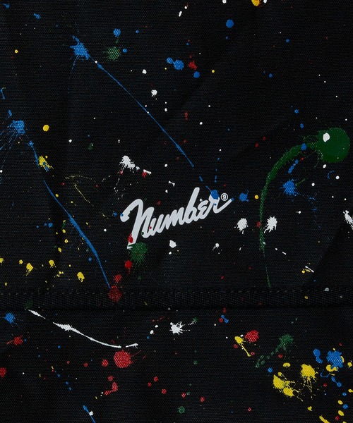 NUMBER (N)INE(ナンバーナイン)の「HAND PAINTED CANVAS 2WAY HANDLE FLAP SHOULDER BAG / LARGE / ハンドペイント コットン キャンバス 2way ハンドル フラップ ショルダーバッグ ラージサイズ(ショルダーバッグ・メンズ・アイボリー系2/ブラック系その他2/アイボリー/ブラック・FREE)」の10枚目の写真