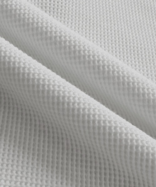 ad thie（アドティエ）の「バイカラー ワッフル パーカー（パーカー・レディース・ライトグレー系1/オフホワイト/ブラック/ライトグレー系2/チャコールグレー・FREE）」の13枚目の写真