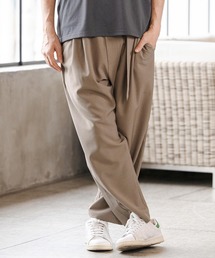 mp14686-Stretch Tropical Two Tuck Belted Pants タックベルトパンツ(S67626cmb)