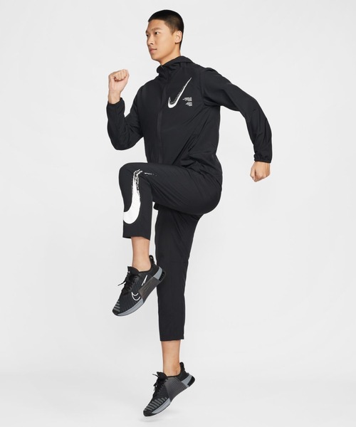 NIKE（ナイキ）の「ナイキ NIKE ナイキ DF フォーム GFX ジャケット（ナイロンジャケット・メンズ・サックスブルー/ブラック・S/M/L/LL/3L）」の8枚目の写真