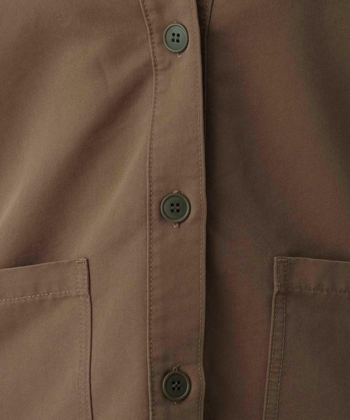 GLOBAL WORK(グローバルワーク)の「MATINEE LINE/チノカバーオール/636119(デニムジャケット・レディース・ブラウン系その他6/オフホワイト・MEDIUM/LARGE)」の17枚目の写真