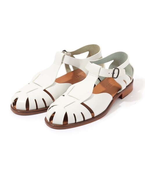 HEREU（ヘリュー）の「HEREU PESCA Men's Fisherman Sandal レザーサンダル（サンダル・メンズ・ブラック/ホワイト・42/41）」の2枚目の写真