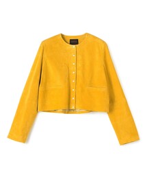 ノーカラージャケット（イエロー/黄色系）ファッション通販 - ZOZOTOWN