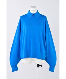 ENFOLD | KNIT-WITH-COLLAR  PULLOVER(ニット/セーター)