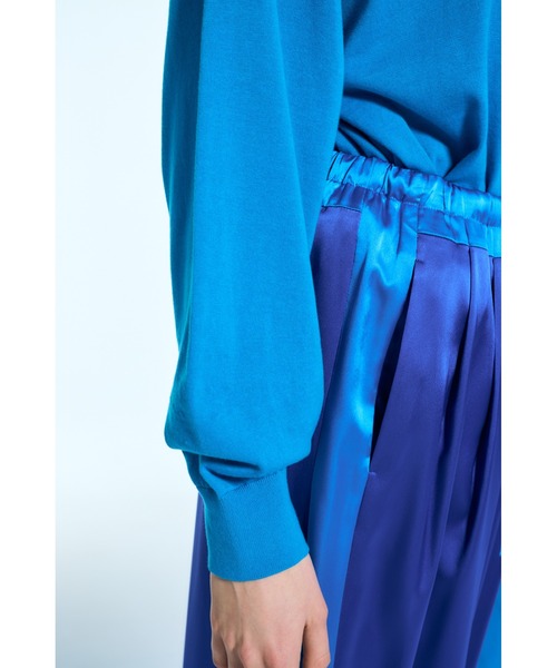 ENFOLD（エンフォルド）の「KNIT-WITH-COLLAR  PULLOVER（ニット/セーター・レディース・ブルー系その他・38）」の4枚目の写真