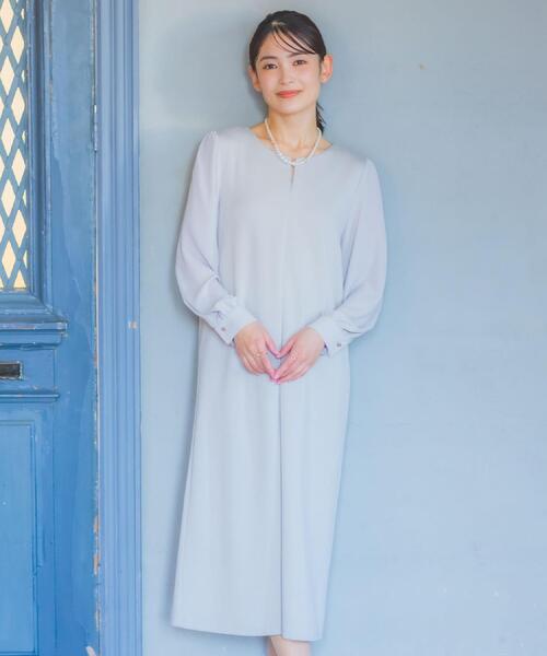 ITS'DEMO(イッツデモ)の「ダンボールワンピース(ワンピース・レディース・ブラック/ナチュラル・00)」の3枚目の写真