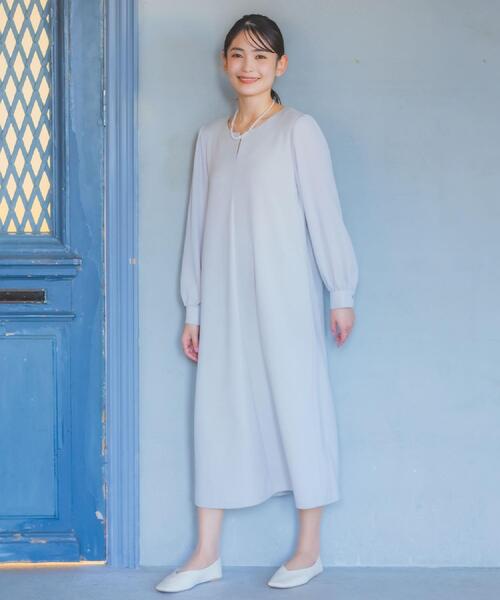 ITS'DEMO(イッツデモ)の「ダンボールワンピース(ワンピース・レディース・ブラック/ナチュラル・00)」の5枚目の写真