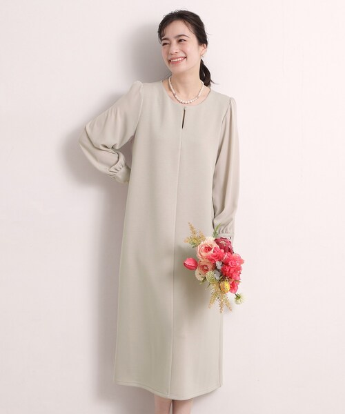 ITS'DEMO(イッツデモ)の「ダンボールワンピース(ワンピース・レディース・ブラック/ナチュラル・00)」の11枚目の写真