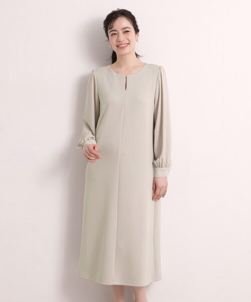 ITS'DEMO(イッツデモ)の「ダンボールワンピース(ワンピース・レディース・ブラック/ナチュラル・00)」の14枚目の写真