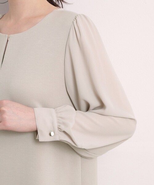 ITS'DEMO(イッツデモ)の「ダンボールワンピース(ワンピース・レディース・ブラック/ナチュラル・00)」の19枚目の写真