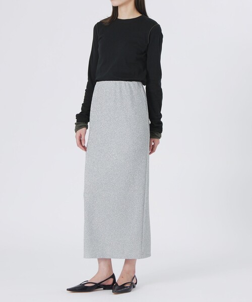 LOVELESS（ラブレス）の「テレコブロッキングトップス（Tシャツ/カットソー・レディース・オフホワイト/ブラック/ブルー系その他2・36）」の7枚目の写真