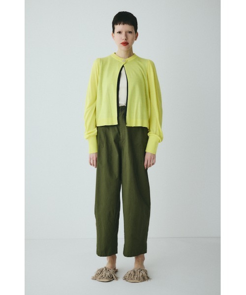 HeRIN.CYE(ヘリンドットサイ)の「layered knit cardigan レイヤードニットカーディガン(カーディガン/ボレロ・レディース・グレー/ベージュ/イエロー・FREE)」の17枚目の写真