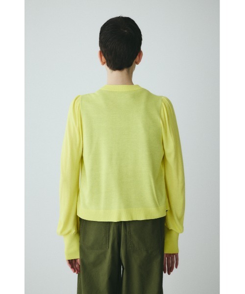 HeRIN.CYE(ヘリンドットサイ)の「layered knit cardigan レイヤードニットカーディガン(カーディガン/ボレロ・レディース・グレー/ベージュ/イエロー・FREE)」の21枚目の写真