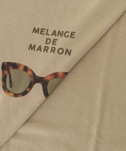 le.coeur blanc（ルクールブラン）の「MELANGE DE MARRON TEE（Tシャツ/カットソー・レディース・ホワイト・38）」の17枚目の写真