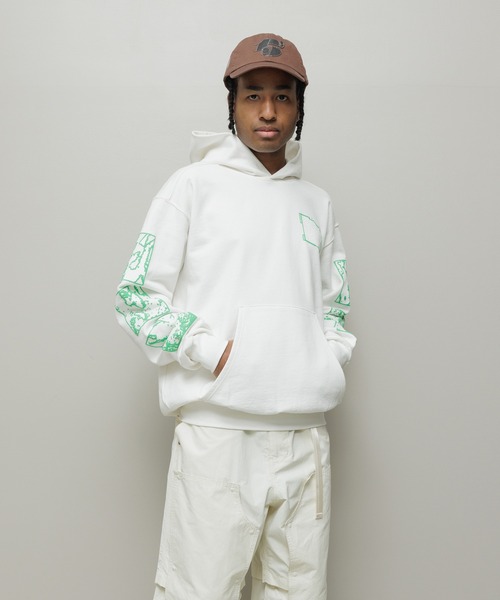 BAL（バル）の「entropy-2（パーカー・メンズ・グレー/ブラック/ホワイト・3/2/1/0）」の17枚目の写真