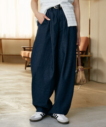 PUBLUX（パブリュクス）の「PUBLUX/パブリュクス LOVE POP STUDIO　タックカーブパンツ　限定展開（その他パンツ）」