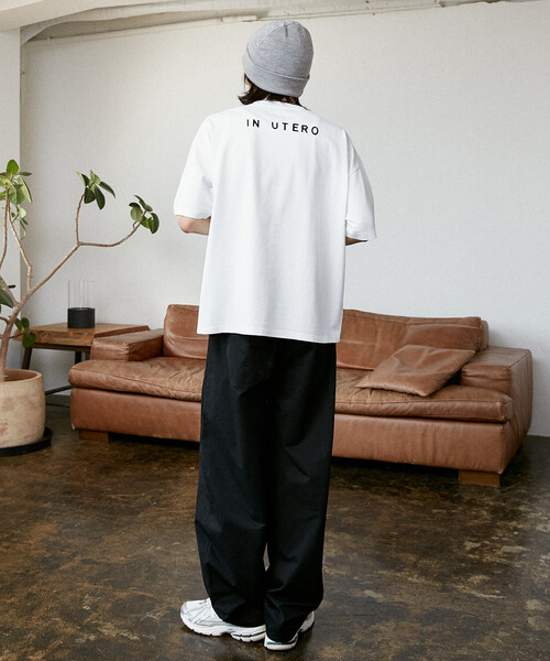 PUBLUX（パブリュクス）の「PUBLUX/パブリュクス LOVE POP STUDIO　タックカーブパンツ　限定展開（その他パンツ・メンズ・ブラック/ベージュ/インディゴブルー・LARGE/MEDIUM/SMALL）」の12枚目の写真