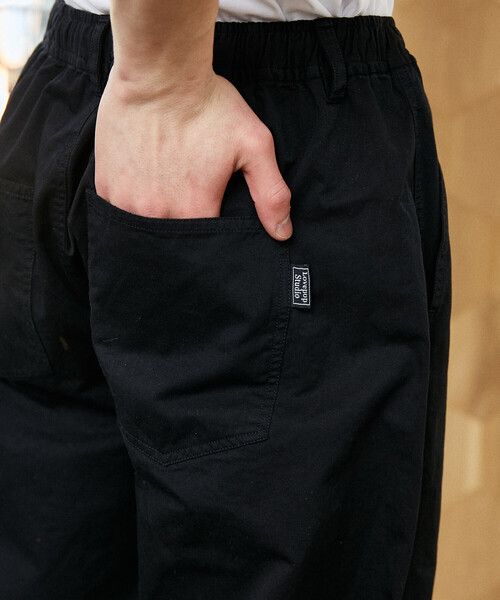 PUBLUX（パブリュクス）の「PUBLUX/パブリュクス LOVE POP STUDIO　タックカーブパンツ　限定展開（その他パンツ・メンズ・ブラック/ベージュ/インディゴブルー・LARGE/MEDIUM/SMALL）」の6枚目の写真