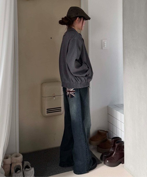 sedacle（セダクル）の「ストライプトラックジャケット（その他アウター・メンズ・ネイビー/グレー・MEDIUM/LARGE）」の15枚目の写真