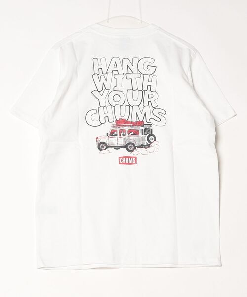 CHUMS（チャムス）の「【CHUMS】Drive in T-Shirt（Tシャツ/カットソー・メンズ・グレー/グリーン/ホワイト/ネイビー・X-LARGE/LARGE/MEDIUM）」の5枚目の写真