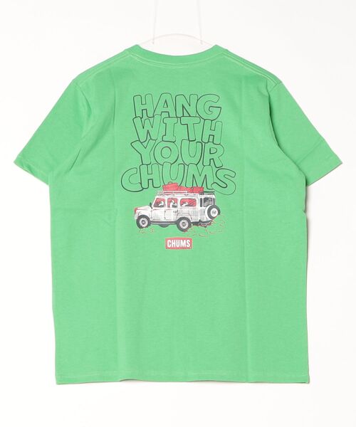 CHUMS（チャムス）の「【CHUMS】Drive in T-Shirt（Tシャツ/カットソー・メンズ・グレー/グリーン/ホワイト/ネイビー・X-LARGE/LARGE/MEDIUM）」の7枚目の写真